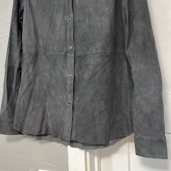 SUEDE CURRENT/ELLIOT - THE CLEAN PERFECT SHIRT SIZE 1=SMALL - Picture 4 of 16